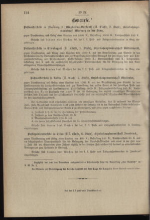 Post- und Telegraphen-Verordnungsblatt für das Verwaltungsgebiet des K.-K. Handelsministeriums 19000307 Seite: 4