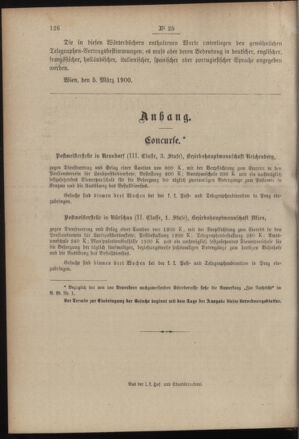 Post- und Telegraphen-Verordnungsblatt für das Verwaltungsgebiet des K.-K. Handelsministeriums 19000308 Seite: 2