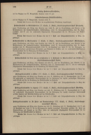 Post- und Telegraphen-Verordnungsblatt für das Verwaltungsgebiet des K.-K. Handelsministeriums 19000317 Seite: 6