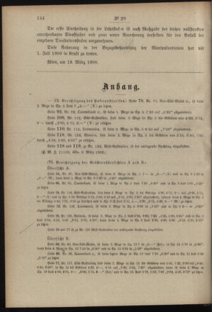 Post- und Telegraphen-Verordnungsblatt für das Verwaltungsgebiet des K.-K. Handelsministeriums 19000322 Seite: 2