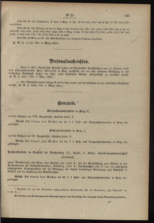 Post- und Telegraphen-Verordnungsblatt für das Verwaltungsgebiet des K.-K. Handelsministeriums 19000322 Seite: 3