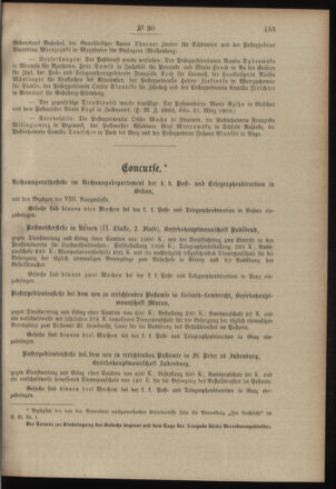 Post- und Telegraphen-Verordnungsblatt für das Verwaltungsgebiet des K.-K. Handelsministeriums 19000324 Seite: 7