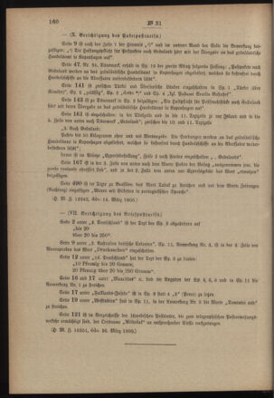 Post- und Telegraphen-Verordnungsblatt für das Verwaltungsgebiet des K.-K. Handelsministeriums 19000330 Seite: 6