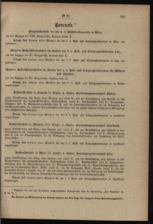 Post- und Telegraphen-Verordnungsblatt für das Verwaltungsgebiet des K.-K. Handelsministeriums 19000330 Seite: 7