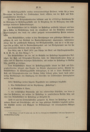 Post- und Telegraphen-Verordnungsblatt für das Verwaltungsgebiet des K.-K. Handelsministeriums 19000421 Seite: 3