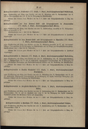 Post- und Telegraphen-Verordnungsblatt für das Verwaltungsgebiet des K.-K. Handelsministeriums 19000516 Seite: 7