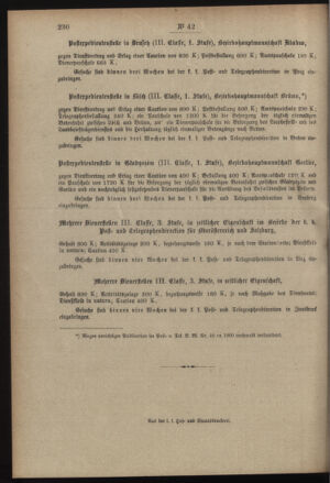 Post- und Telegraphen-Verordnungsblatt für das Verwaltungsgebiet des K.-K. Handelsministeriums 19000516 Seite: 8