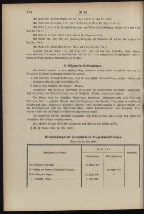 Post- und Telegraphen-Verordnungsblatt für das Verwaltungsgebiet des K.-K. Handelsministeriums 19000525 Seite: 4