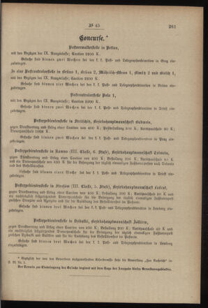 Post- und Telegraphen-Verordnungsblatt für das Verwaltungsgebiet des K.-K. Handelsministeriums 19000605 Seite: 7