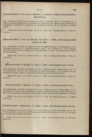 Post- und Telegraphen-Verordnungsblatt für das Verwaltungsgebiet des K.-K. Handelsministeriums 19000613 Seite: 7