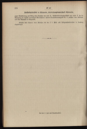 Post- und Telegraphen-Verordnungsblatt für das Verwaltungsgebiet des K.-K. Handelsministeriums 19000613 Seite: 8