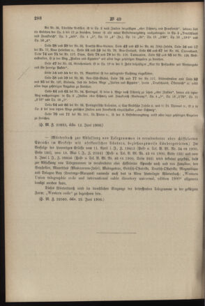 Post- und Telegraphen-Verordnungsblatt für das Verwaltungsgebiet des K.-K. Handelsministeriums 19000629 Seite: 6