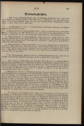 Post- und Telegraphen-Verordnungsblatt für das Verwaltungsgebiet des K.-K. Handelsministeriums 19000629 Seite: 7