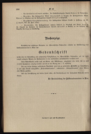 Post- und Telegraphen-Verordnungsblatt für das Verwaltungsgebiet des K.-K. Handelsministeriums 19000629 Seite: 8