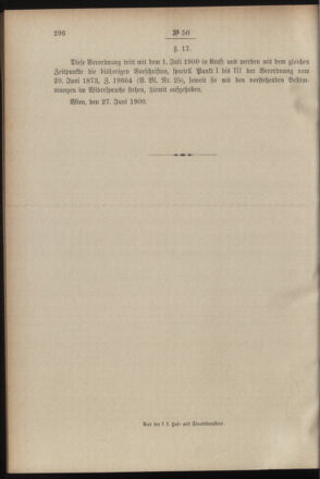 Post- und Telegraphen-Verordnungsblatt für das Verwaltungsgebiet des K.-K. Handelsministeriums 19000630 Seite: 6