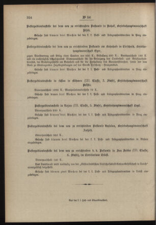 Post- und Telegraphen-Verordnungsblatt für das Verwaltungsgebiet des K.-K. Handelsministeriums 19000721 Seite: 4