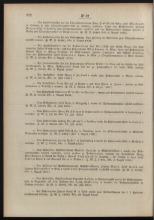 Post- und Telegraphen-Verordnungsblatt für das Verwaltungsgebiet des K.-K. Handelsministeriums 19000824 Seite: 10