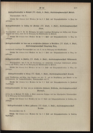 Post- und Telegraphen-Verordnungsblatt für das Verwaltungsgebiet des K.-K. Handelsministeriums 19000824 Seite: 15