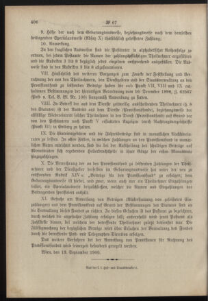 Post- und Telegraphen-Verordnungsblatt für das Verwaltungsgebiet des K.-K. Handelsministeriums 19000920 Seite: 4