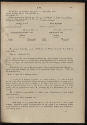 Post- und Telegraphen-Verordnungsblatt für das Verwaltungsgebiet des K.-K. Handelsministeriums 19000921 Seite: 3