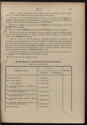 Post- und Telegraphen-Verordnungsblatt für das Verwaltungsgebiet des K.-K. Handelsministeriums 19001003 Seite: 3