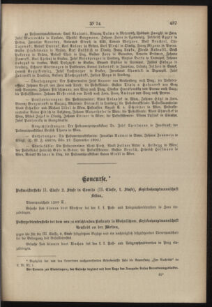 Post- und Telegraphen-Verordnungsblatt für das Verwaltungsgebiet des K.-K. Handelsministeriums 19001004 Seite: 3