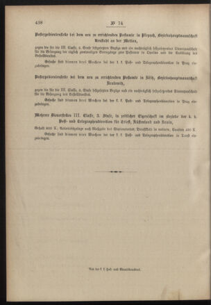 Post- und Telegraphen-Verordnungsblatt für das Verwaltungsgebiet des K.-K. Handelsministeriums 19001004 Seite: 4