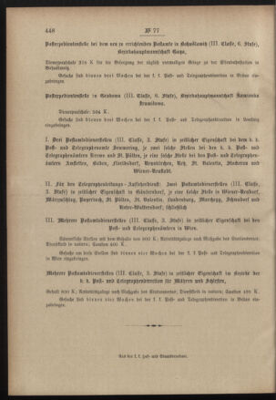 Post- und Telegraphen-Verordnungsblatt für das Verwaltungsgebiet des K.-K. Handelsministeriums 19001016 Seite: 4