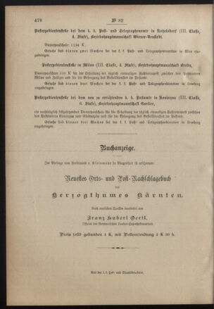 Post- und Telegraphen-Verordnungsblatt für das Verwaltungsgebiet des K.-K. Handelsministeriums 19001103 Seite: 4