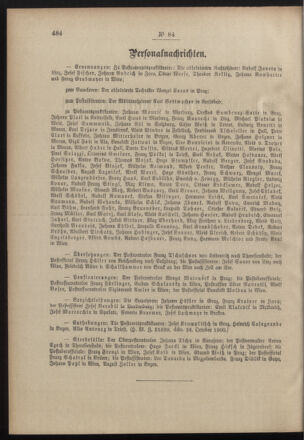 Post- und Telegraphen-Verordnungsblatt für das Verwaltungsgebiet des K.-K. Handelsministeriums 19001113 Seite: 2