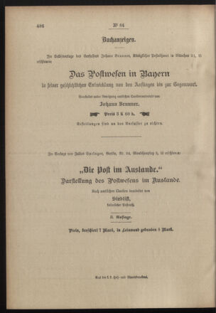 Post- und Telegraphen-Verordnungsblatt für das Verwaltungsgebiet des K.-K. Handelsministeriums 19001113 Seite: 4