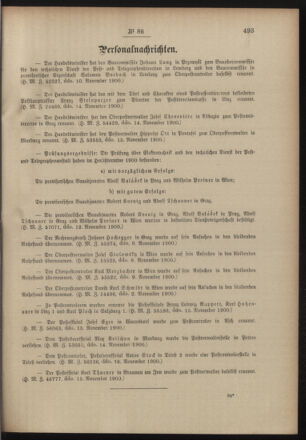 Post- und Telegraphen-Verordnungsblatt für das Verwaltungsgebiet des K.-K. Handelsministeriums 19001122 Seite: 3