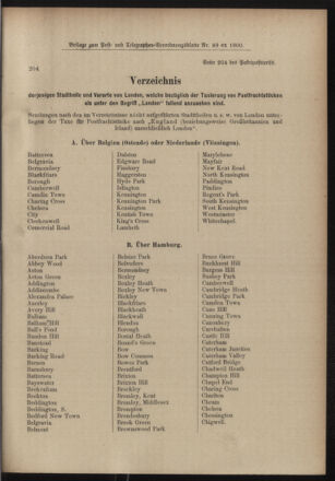 Post- und Telegraphen-Verordnungsblatt für das Verwaltungsgebiet des K.-K. Handelsministeriums 19001203 Seite: 9