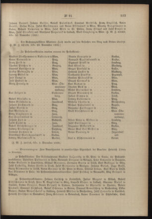 Post- und Telegraphen-Verordnungsblatt für das Verwaltungsgebiet des K.-K. Handelsministeriums 19001207 Seite: 5