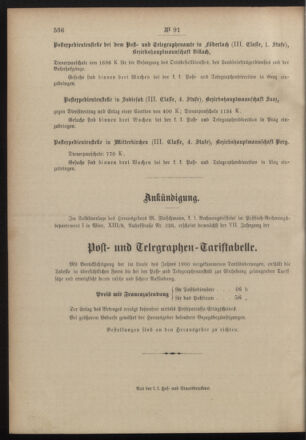 Post- und Telegraphen-Verordnungsblatt für das Verwaltungsgebiet des K.-K. Handelsministeriums 19001207 Seite: 8