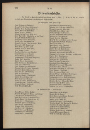 Post- und Telegraphen-Verordnungsblatt für das Verwaltungsgebiet des K.-K. Handelsministeriums 19001221 Seite: 2