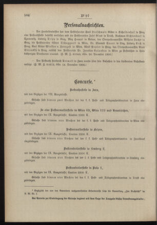 Post- und Telegraphen-Verordnungsblatt für das Verwaltungsgebiet des K.-K. Handelsministeriums 19001229 Seite: 6