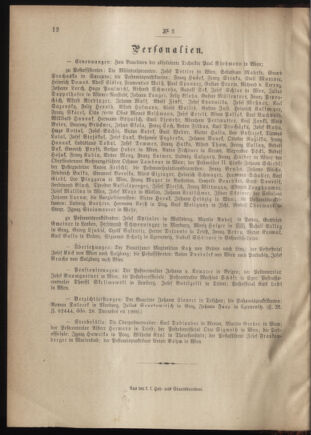 Post- und Telegraphen-Verordnungsblatt für das Verwaltungsgebiet des K.-K. Handelsministeriums 19010115 Seite: 4