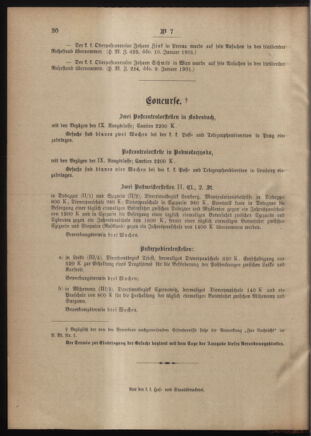 Post- und Telegraphen-Verordnungsblatt für das Verwaltungsgebiet des K.-K. Handelsministeriums 19010126 Seite: 4