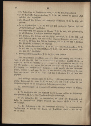 Post- und Telegraphen-Verordnungsblatt für das Verwaltungsgebiet des K.-K. Handelsministeriums 19010207 Seite: 6