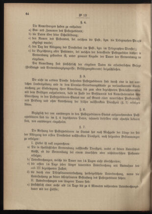 Post- und Telegraphen-Verordnungsblatt für das Verwaltungsgebiet des K.-K. Handelsministeriums 19010211 Seite: 2