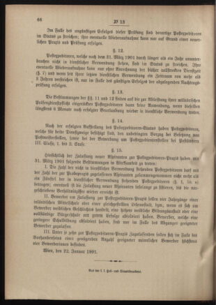 Post- und Telegraphen-Verordnungsblatt für das Verwaltungsgebiet des K.-K. Handelsministeriums 19010211 Seite: 4