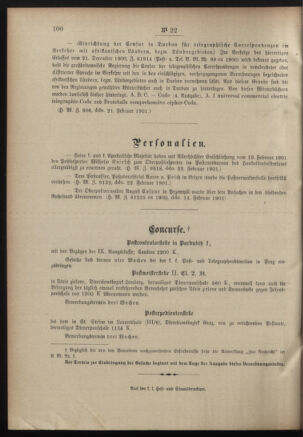 Post- und Telegraphen-Verordnungsblatt für das Verwaltungsgebiet des K.-K. Handelsministeriums 19010305 Seite: 4