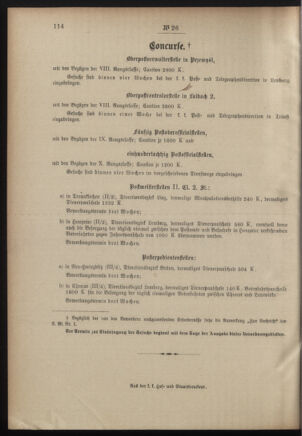 Post- und Telegraphen-Verordnungsblatt für das Verwaltungsgebiet des K.-K. Handelsministeriums 19010318 Seite: 4