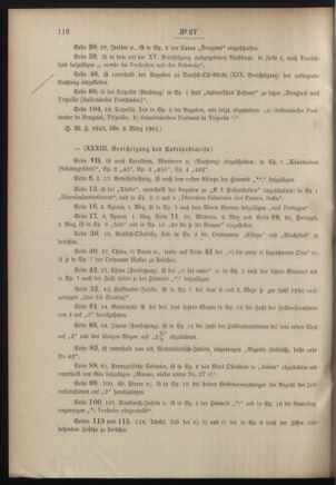 Post- und Telegraphen-Verordnungsblatt für das Verwaltungsgebiet des K.-K. Handelsministeriums 19010320 Seite: 2