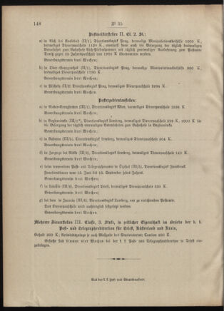 Post- und Telegraphen-Verordnungsblatt für das Verwaltungsgebiet des K.-K. Handelsministeriums 19010411 Seite: 4