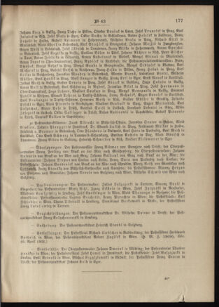 Post- und Telegraphen-Verordnungsblatt für das Verwaltungsgebiet des K.-K. Handelsministeriums 19010504 Seite: 3