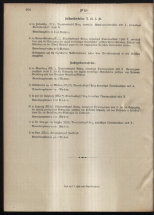 Post- und Telegraphen-Verordnungsblatt für das Verwaltungsgebiet des K.-K. Handelsministeriums 19010529 Seite: 4