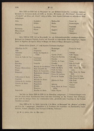 Post- und Telegraphen-Verordnungsblatt für das Verwaltungsgebiet des K.-K. Handelsministeriums 19010530 Seite: 2