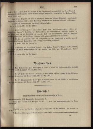 Post- und Telegraphen-Verordnungsblatt für das Verwaltungsgebiet des K.-K. Handelsministeriums 19010603 Seite: 3